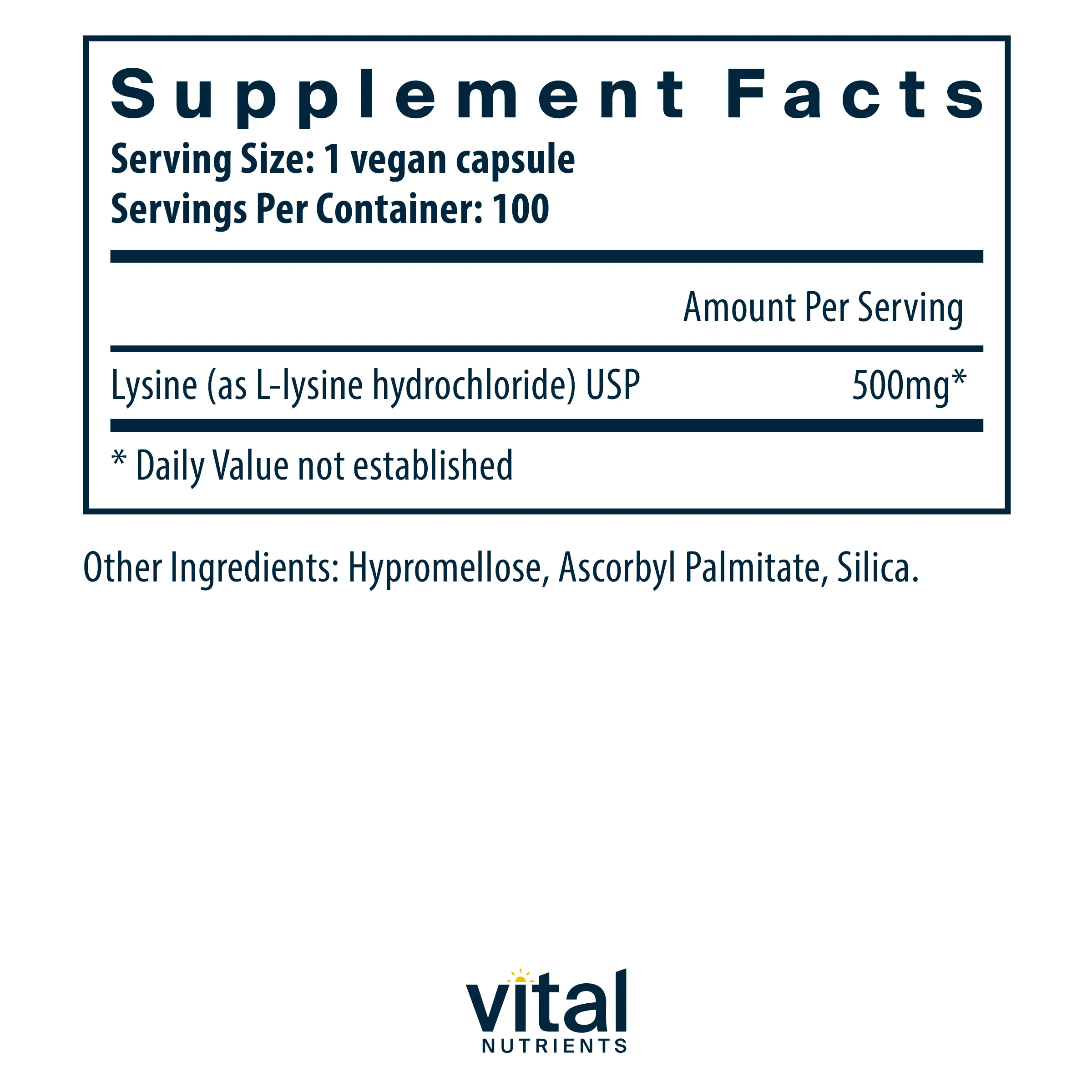 Lysine 500mg - Image 2