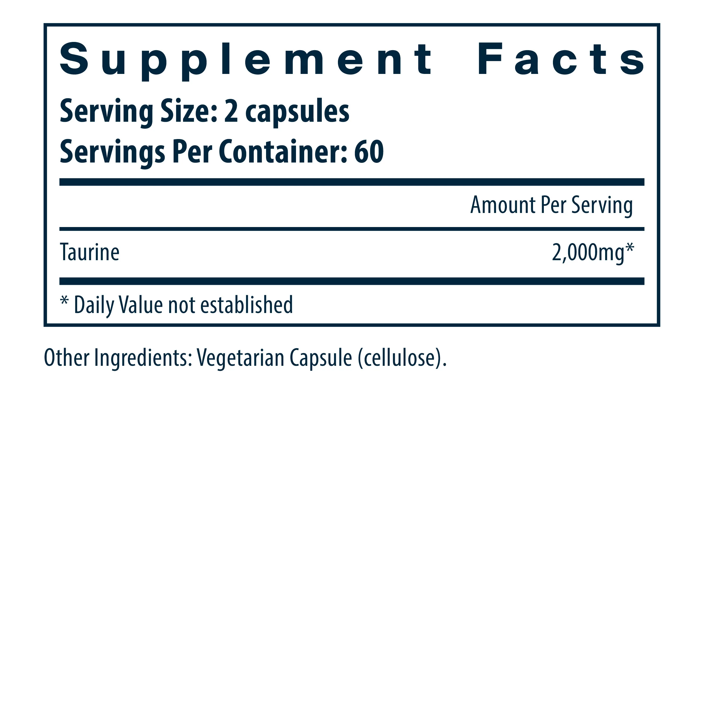 Taurine 1000mg - Image 2